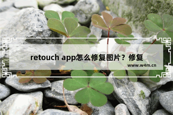 retouch app怎么修复图片？修复图片的操作步骤分享