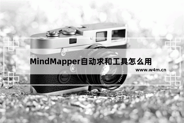 MindMapper自动求和工具怎么用 自动求和工具使用步骤一览