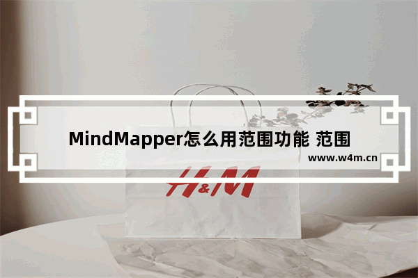 MindMapper怎么用范围功能 范围功能使用方式介绍