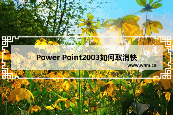 Power Point2003如何取消快速保存 取消快速保存步骤说明