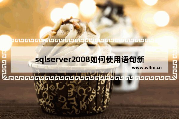 sqlserver2008如何使用语句新建用户和授权 使用语句新建用户和授权步骤分享