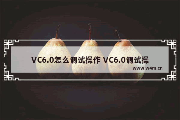 VC6.0怎么调试操作 VC6.0调试操作图文教程一览