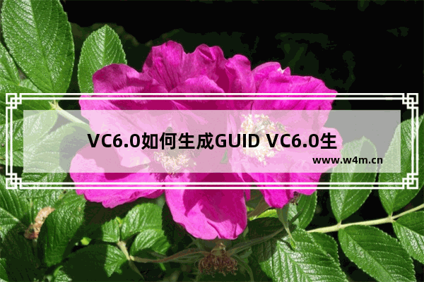 VC6.0如何生成GUID VC6.0生成GUID步骤一览