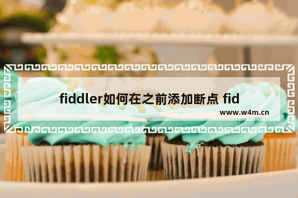 fiddler如何在之前添加断点 fiddler在之前添加断点流程一览