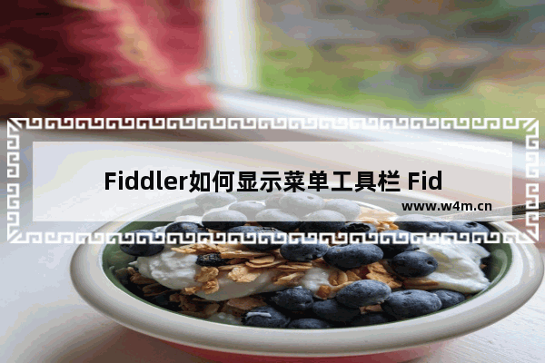 Fiddler如何显示菜单工具栏 Fiddler显示菜单工具栏方法分享