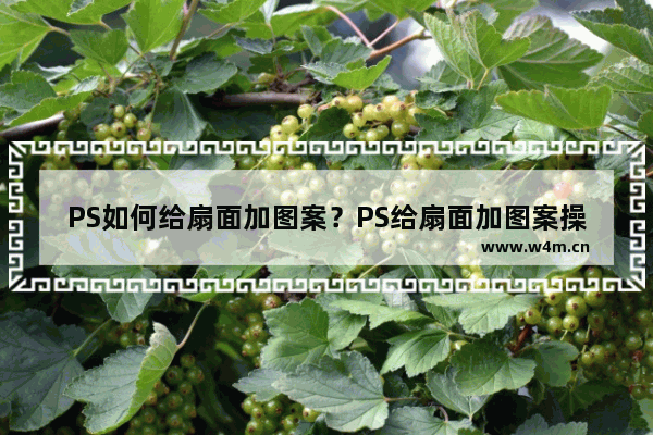 PS如何给扇面加图案？PS给扇面加图案操作步骤一览