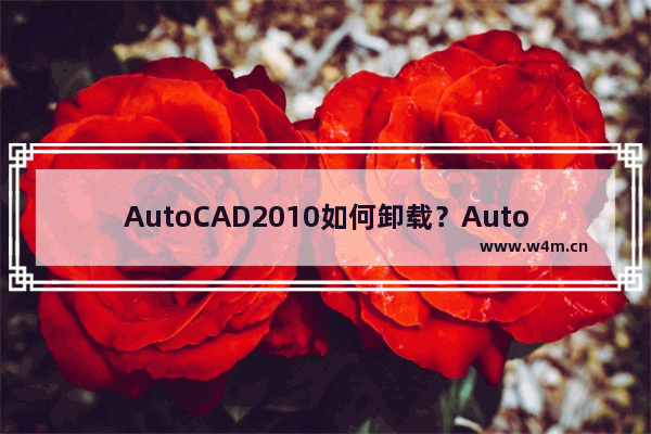 AutoCAD2010如何卸载？AutoCAD2010彻底卸载方法介绍