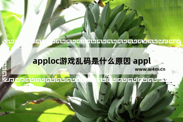 apploc游戏乱码是什么原因 apploc游戏乱码解决方法说明