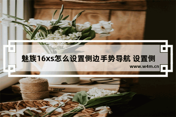 魅族16xs怎么设置侧边手势导航 设置侧边手势导航方法分享