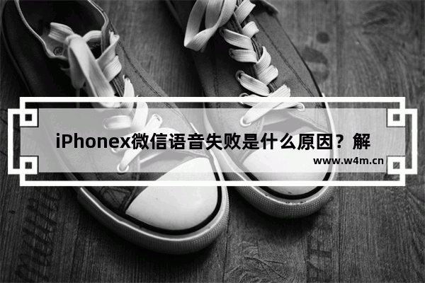 iPhonex微信语音失败是什么原因？解决语音失败的操作方法分享