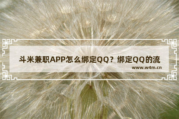 斗米兼职APP怎么绑定QQ？绑定QQ的流程分享