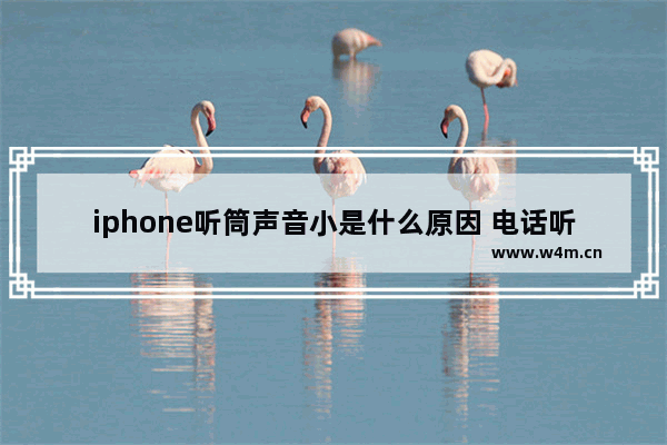 iphone听筒声音小是什么原因 电话听筒声音小解决方法分享