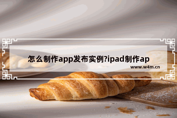 怎么制作app发布实例?ipad制作app发布实例说明