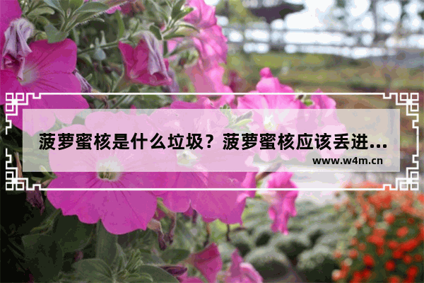 菠萝蜜核是什么垃圾？菠萝蜜核应该丢进哪个垃圾桶？