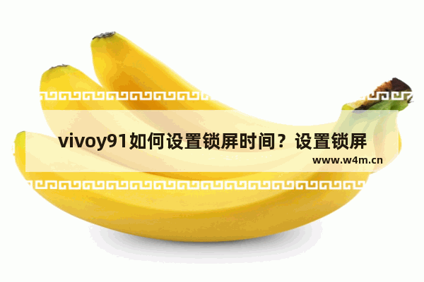 vivoy91如何设置锁屏时间？设置锁屏时间方法介绍