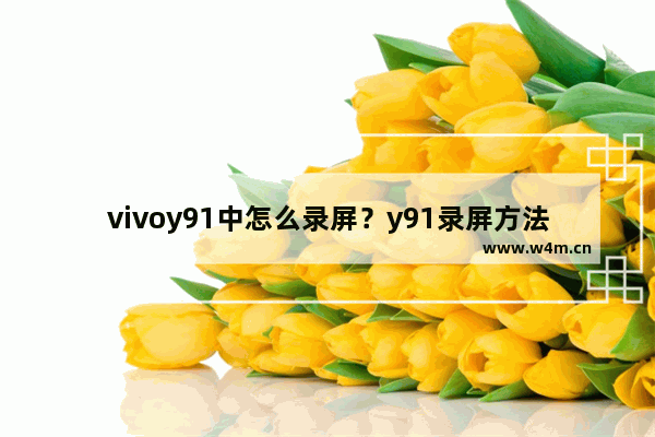 vivoy91中怎么录屏？y91录屏方法介绍