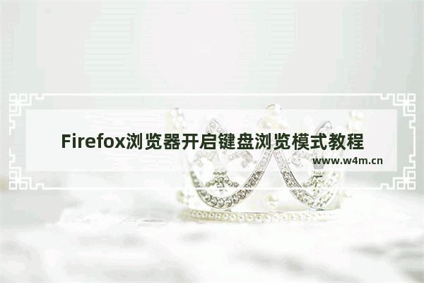 Firefox浏览器开启键盘浏览模式教程分享