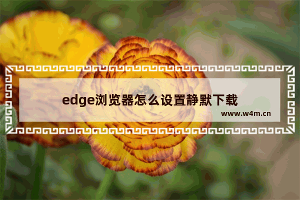 edge浏览器怎么设置静默下载