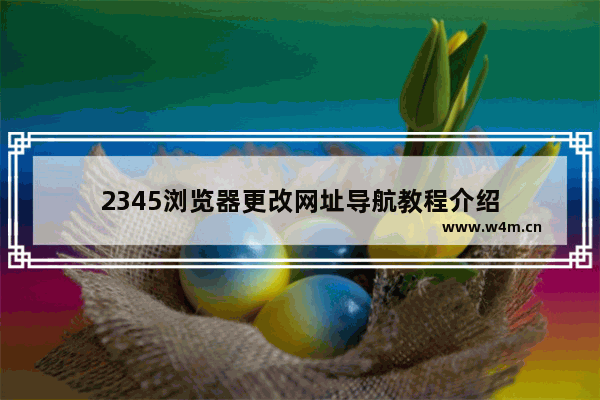 2345浏览器更改网址导航教程介绍