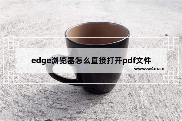 edge浏览器怎么直接打开pdf文件