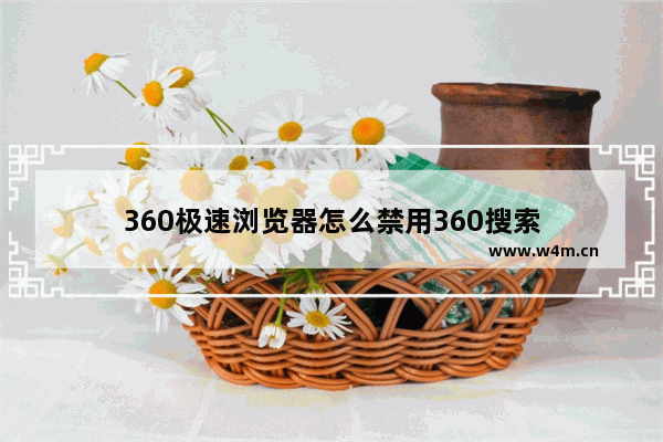 360极速浏览器怎么禁用360搜索