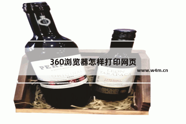 360浏览器怎样打印网页