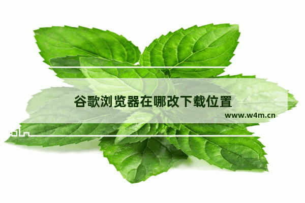 谷歌浏览器在哪改下载位置