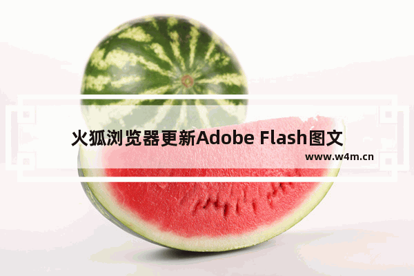 火狐浏览器更新Adobe Flash图文更新教程