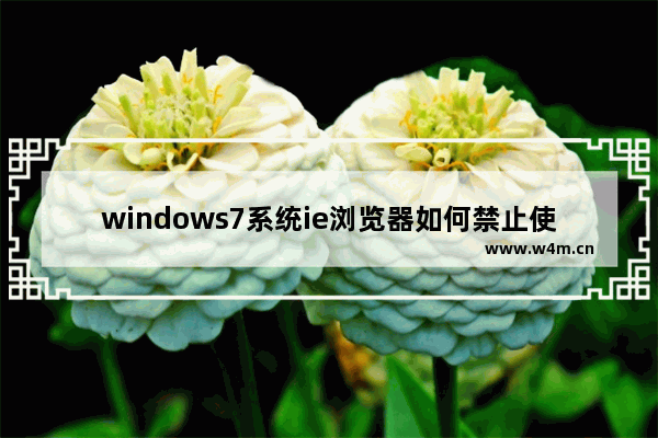 windows7系统ie浏览器如何禁止使用加载项