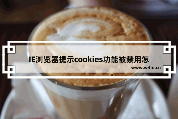 IE浏览器提示cookies功能被禁用怎么解决