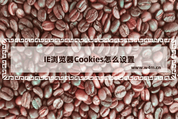 IE浏览器Cookies怎么设置