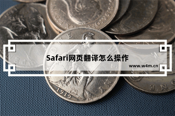 Safari网页翻译怎么操作