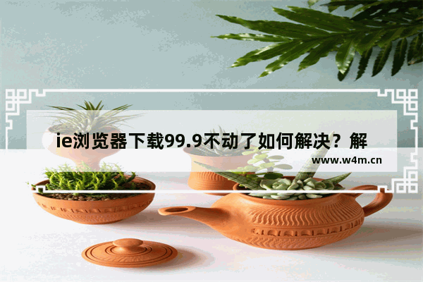 ie浏览器下载99.9不动了如何解决？解决ie浏览器下载99.9不动了方法说明