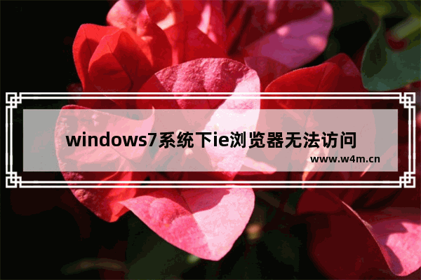 windows7系统下ie浏览器无法访问开头为https网站如何解决？解决无法访问开头为https网站的方法说明