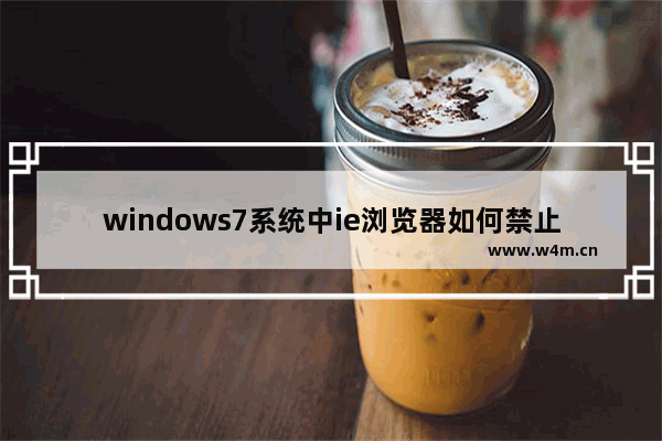 windows7系统中ie浏览器如何禁止使用加载项？禁止使用加载项的方法说明