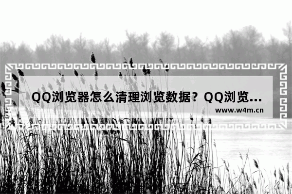 QQ浏览器怎么清理浏览数据？QQ浏览器清理浏览数据操作步骤详解