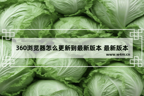 360浏览器怎么更新到最新版本 最新版本更新方式一览