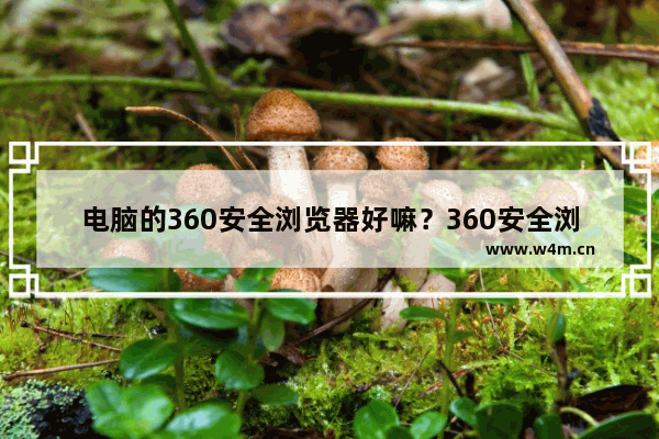 电脑的360安全浏览器好嘛？360安全浏览器详情介绍