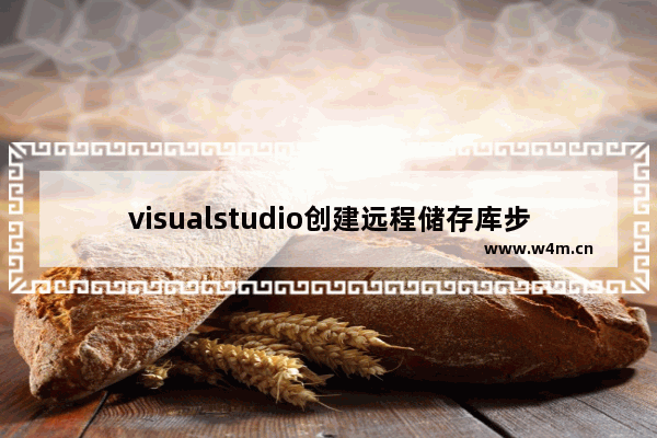 visualstudio创建远程储存库步骤介绍