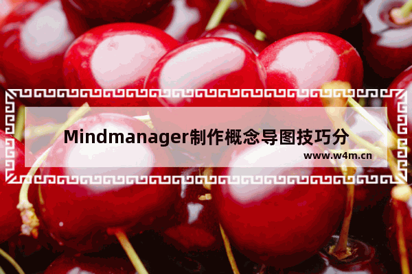 Mindmanager制作概念导图技巧分享