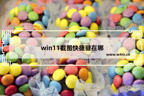 win11截图快捷键在哪