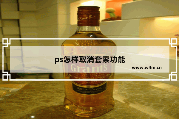 ps怎样取消套索功能