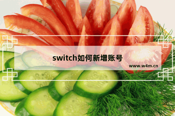 switch如何新增账号