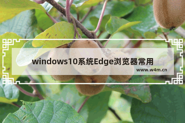 windows10系统Edge浏览器常用快捷键有哪些？浏览器常用的快捷键介绍