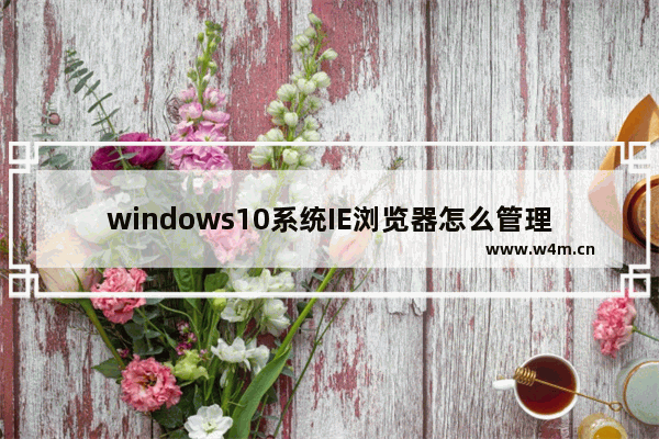 windows10系统IE浏览器怎么管理加载项以提高运行速度？解决技巧说明