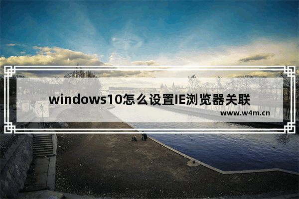 windows10怎么设置IE浏览器关联的文件类型？设置方法分享