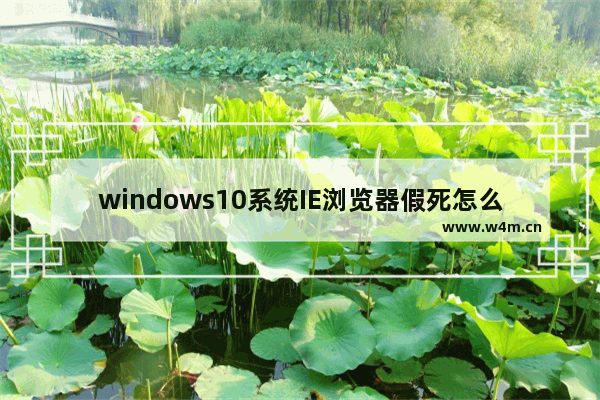 windows10系统IE浏览器假死怎么办？假死的解决办法分享