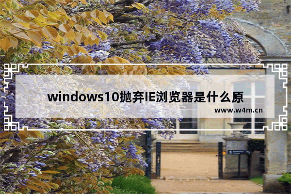 windows10抛弃IE浏览器是什么原因?抛弃的原因说明