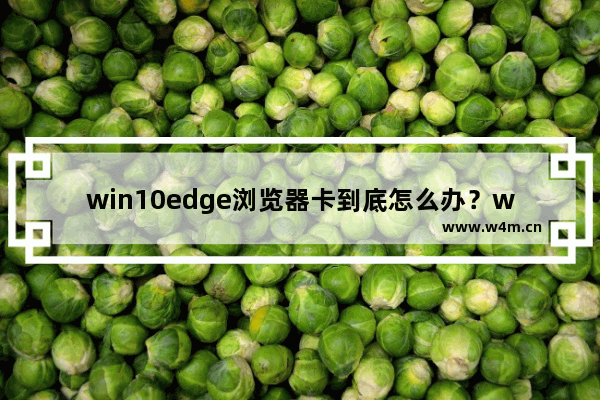 win10edge浏览器卡到底怎么办？windows10edge浏览器卡顿问题解决方法介绍