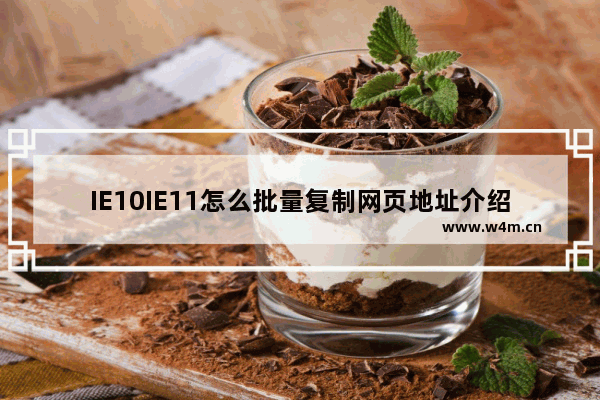 IE10IE11怎么批量复制网页地址介绍